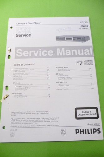 Manuel service pour philips - de,